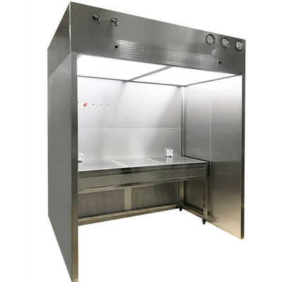 Laminar Air Flow HEPA Cleanroom Booth พร้อมมาตรวัดความดันแตกต่าง